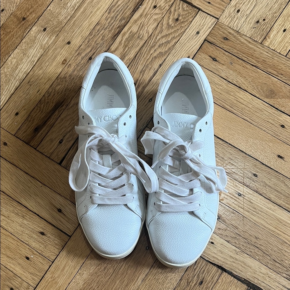 Jimmy Choo Classic White Sneakers for Women